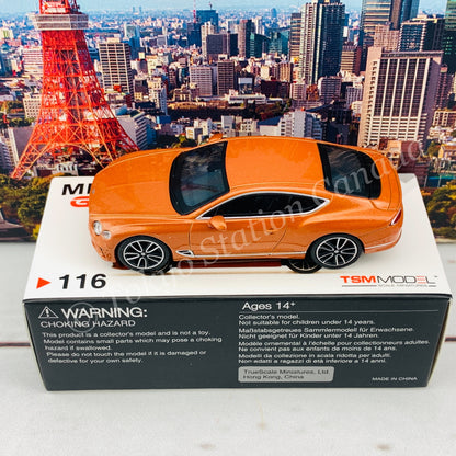 MINI GT 1/64 Bentley Continental GT Orange Flame MGT00116-R