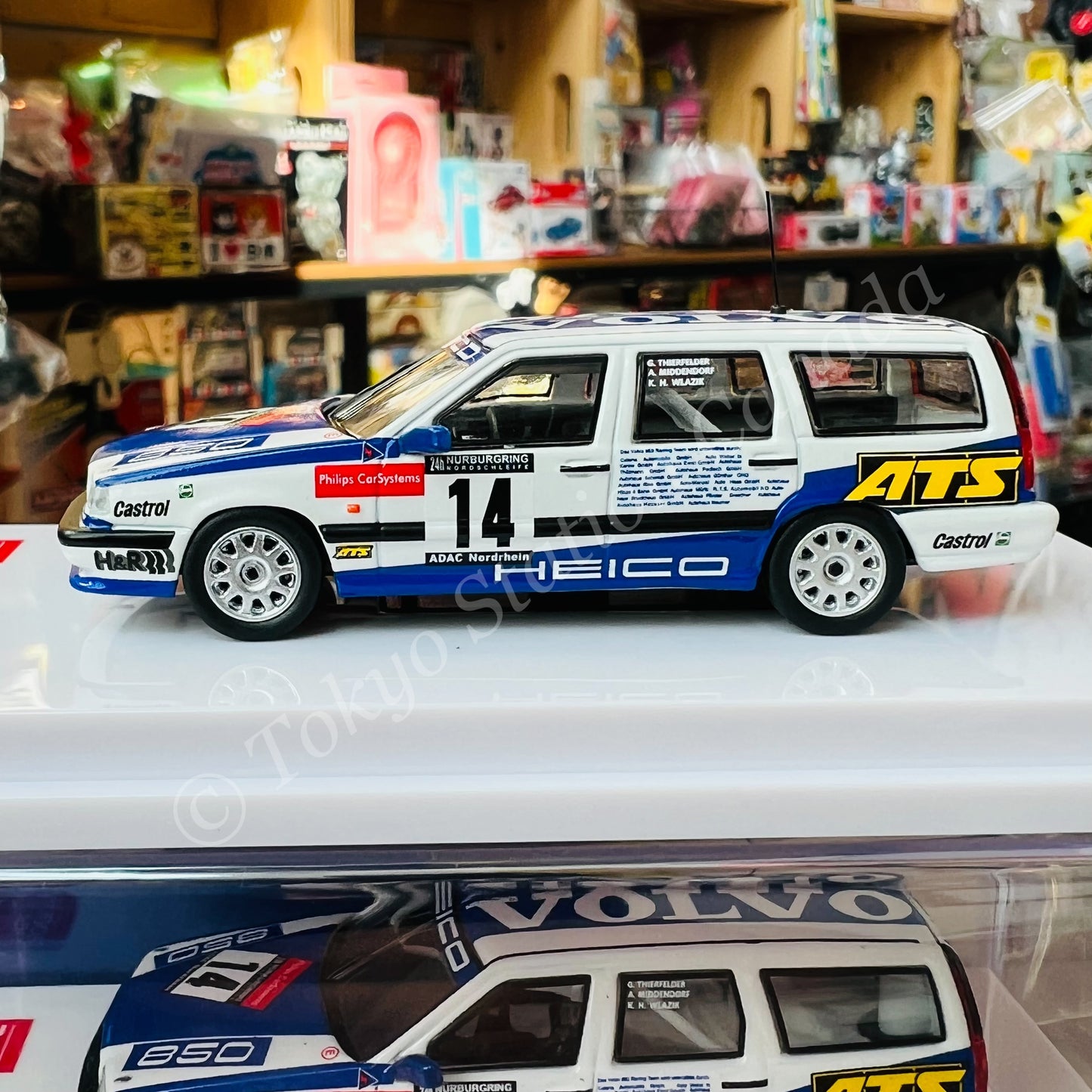 POP RACE 1/64 Volvo 850 Estate 24h Nurburgring 1995 Heico Motorsport #14 PR64-850-95N2414