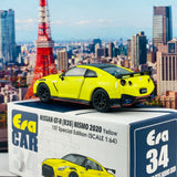 ERA CAR 34 1/64 Nissan GTR R35 NISMO 2020 Yellow 1ST Special Edition NS20GTRRF34