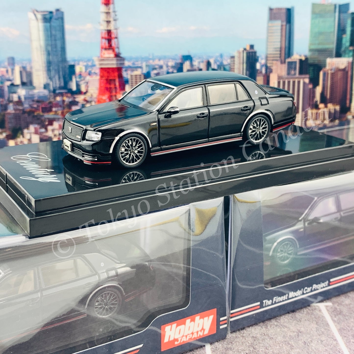 HOBBY JAPAN 1/64 Toyota CENTURY GRMN HJ641019GBK