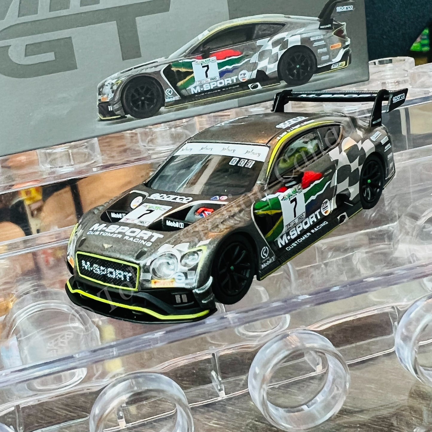 MINI GT 1/64 Bentley Continental GT3 #7 M-Sport 2020 Intercontinental GT Challenge Kyalami 9 Hrs RHD MGT00284-R