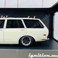 Ignition Model 1/18 Datsun Bluebird 510 Wagon White IG2220