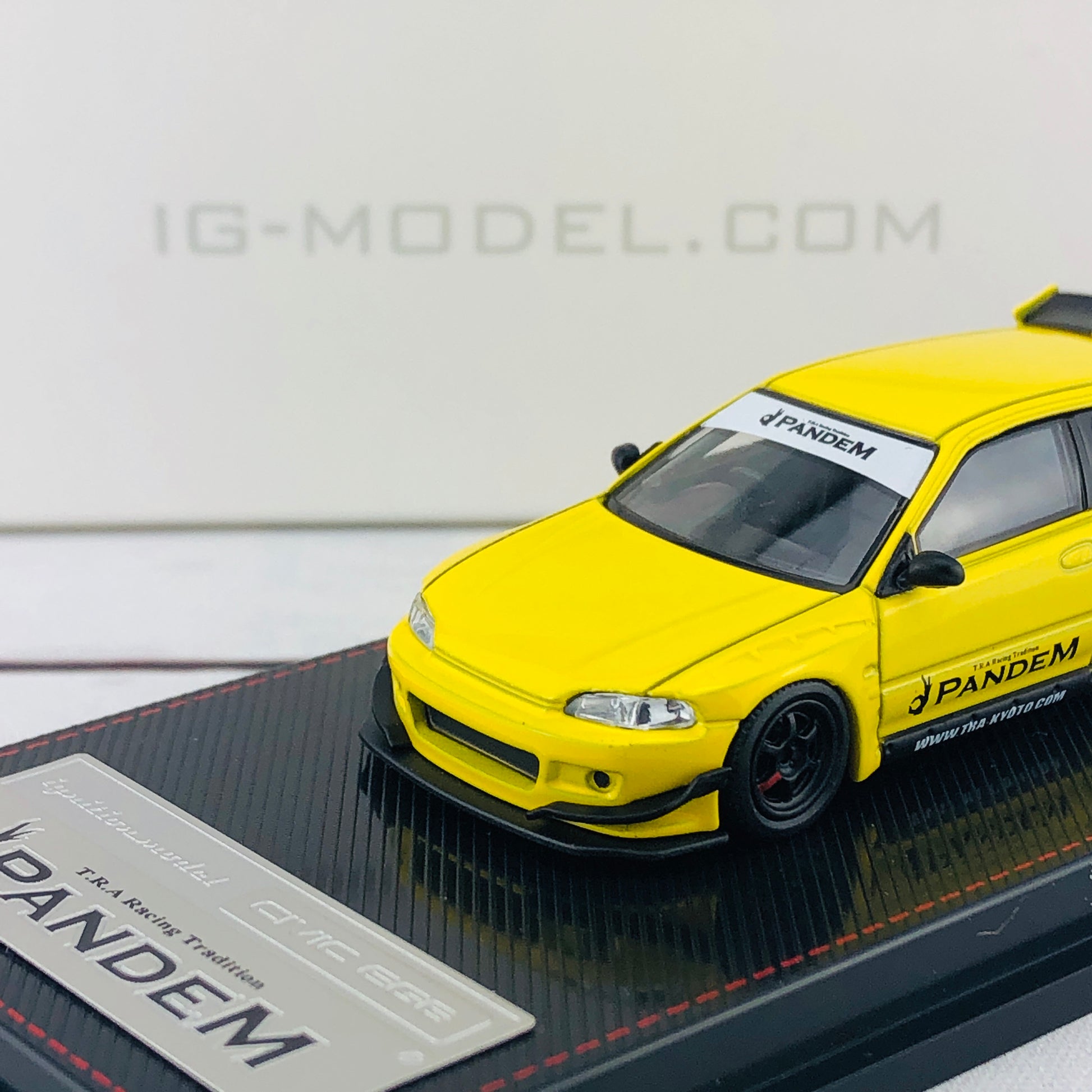 Ignition Model 1/64 Pandem Civic (EG6) Yellow 1416