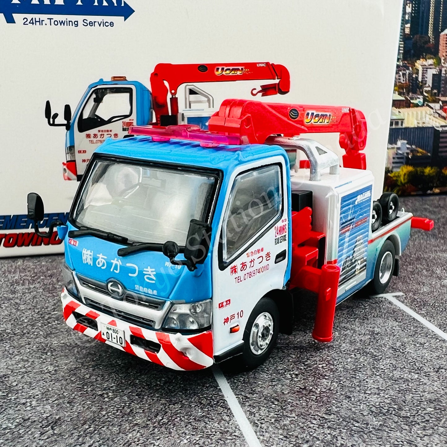 TINY 微影 HINO 300 AKATSUKI TOW TRUCK ATC65366
