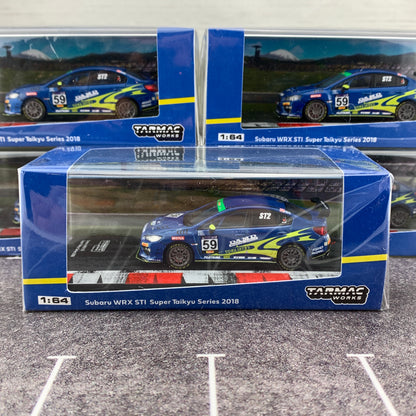 Tarmac Works 1/64 Subaru WRX STi Super Taikyu Series 2018 T64-016-18ST59