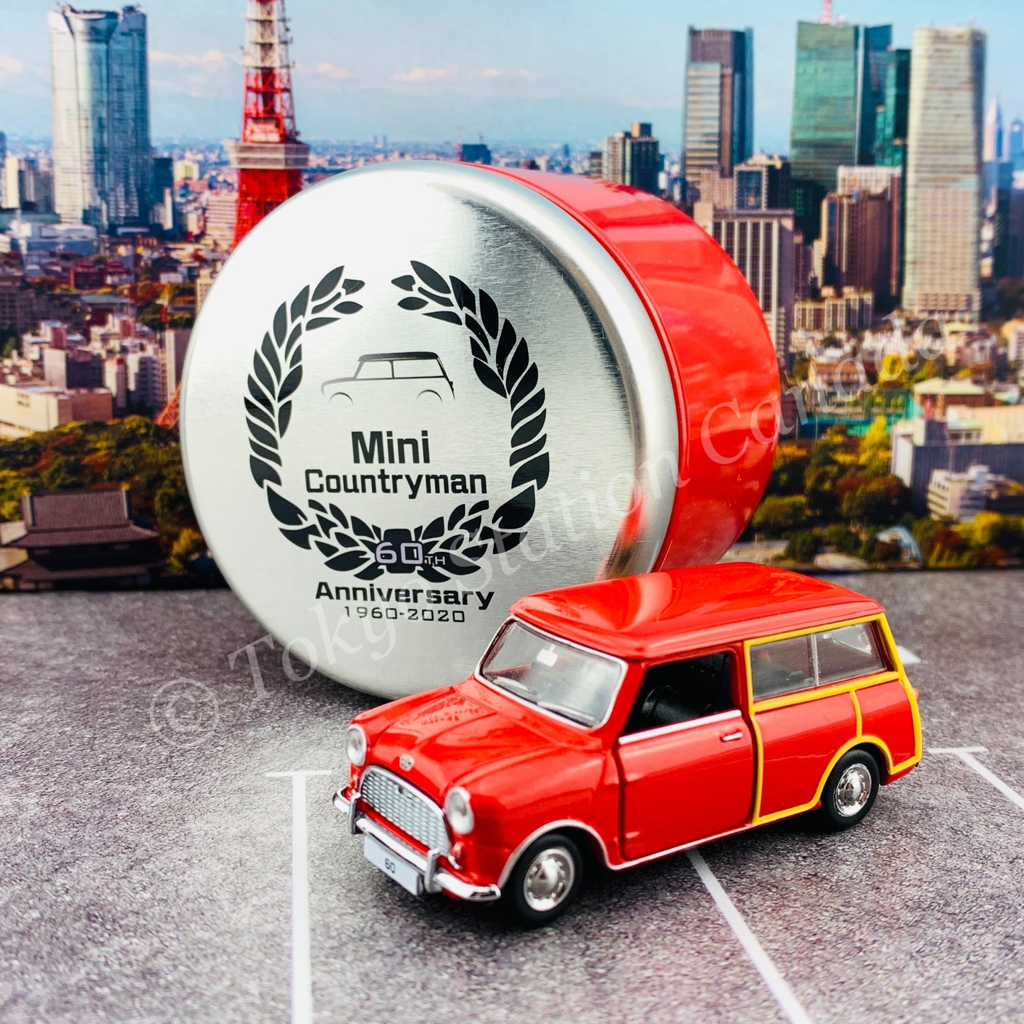 TINY 微影 AUSTIN Mini Countryman Hong Kong with Round Container ATC65195