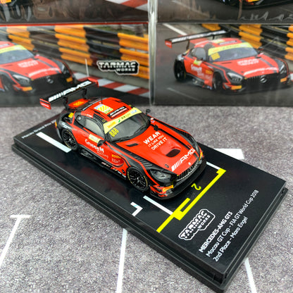 Tarmac Works 1/64 Mercedes-AMG GT3 Macau GT Cup - FIA GT World Cup 2018  2nd Place - Maro Engel T64-008-18MGP888