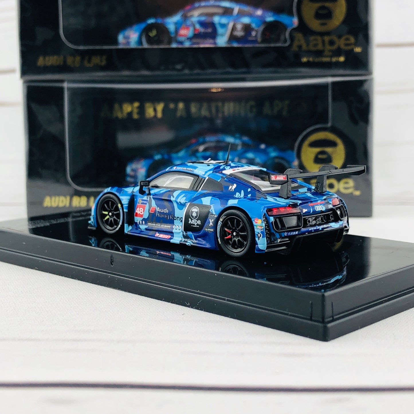 Tarmac Works 1/64 Audi R8 LMS - Audi R8 LMS Cup 2016 - Sepang Winner AAPE / Phoenix Racing Asia - Edoardo Mortara  T64-007-CUP16EM