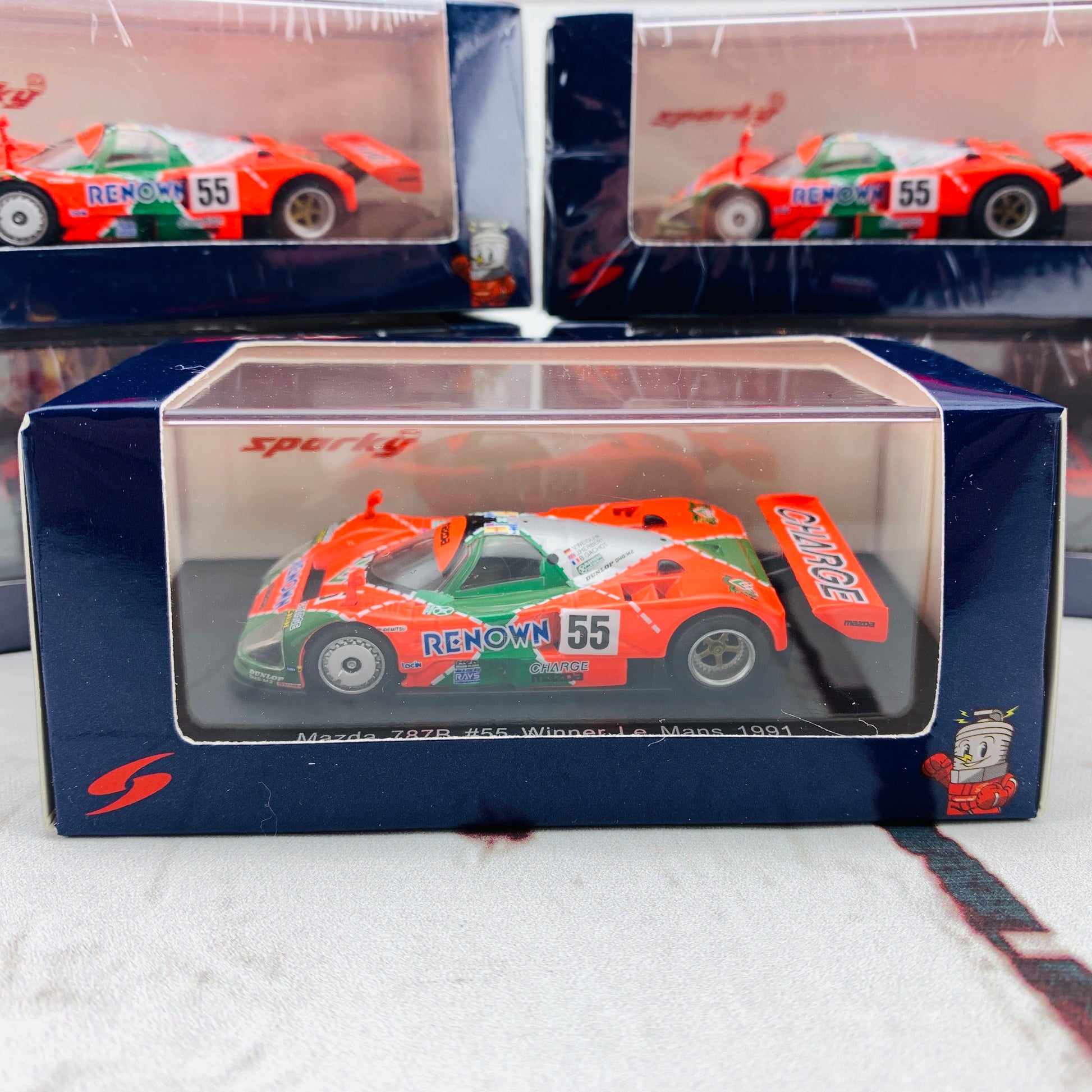 Sparky 1/64 Mazda 787B #55 Winner Le Mans 1991 V. Weidler - J. Herbert - B. Gachot Y150