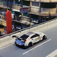 MINI GT x POPRACE 1/64 1/64 Nissan GT-R Nismo GT3 X Works/ EVA Racing Test Unit #33 - Super GT Okayama Test Day MGT00091-L