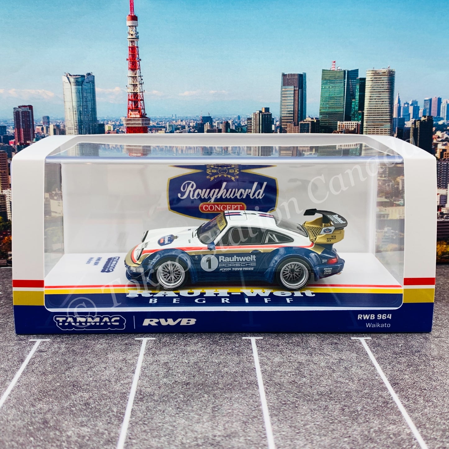 Tarmac Works 1/43 HOBBY43 RWB 964 Waikato T43-017-WKT