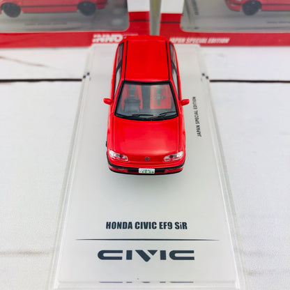 INNO64 HONDA CIVIC EF9 SiR Japan Special Edition IN64-EF9-REDJS