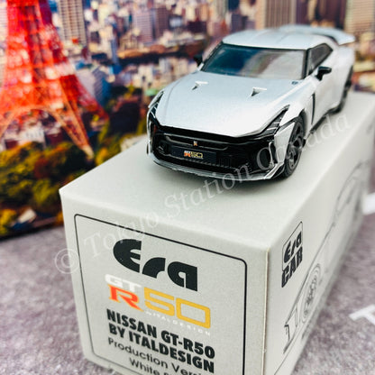 ERA CAR 1/64 SP Nissan GT-R50 By Italdesign - Production Version White Silver NS21GTRSP50