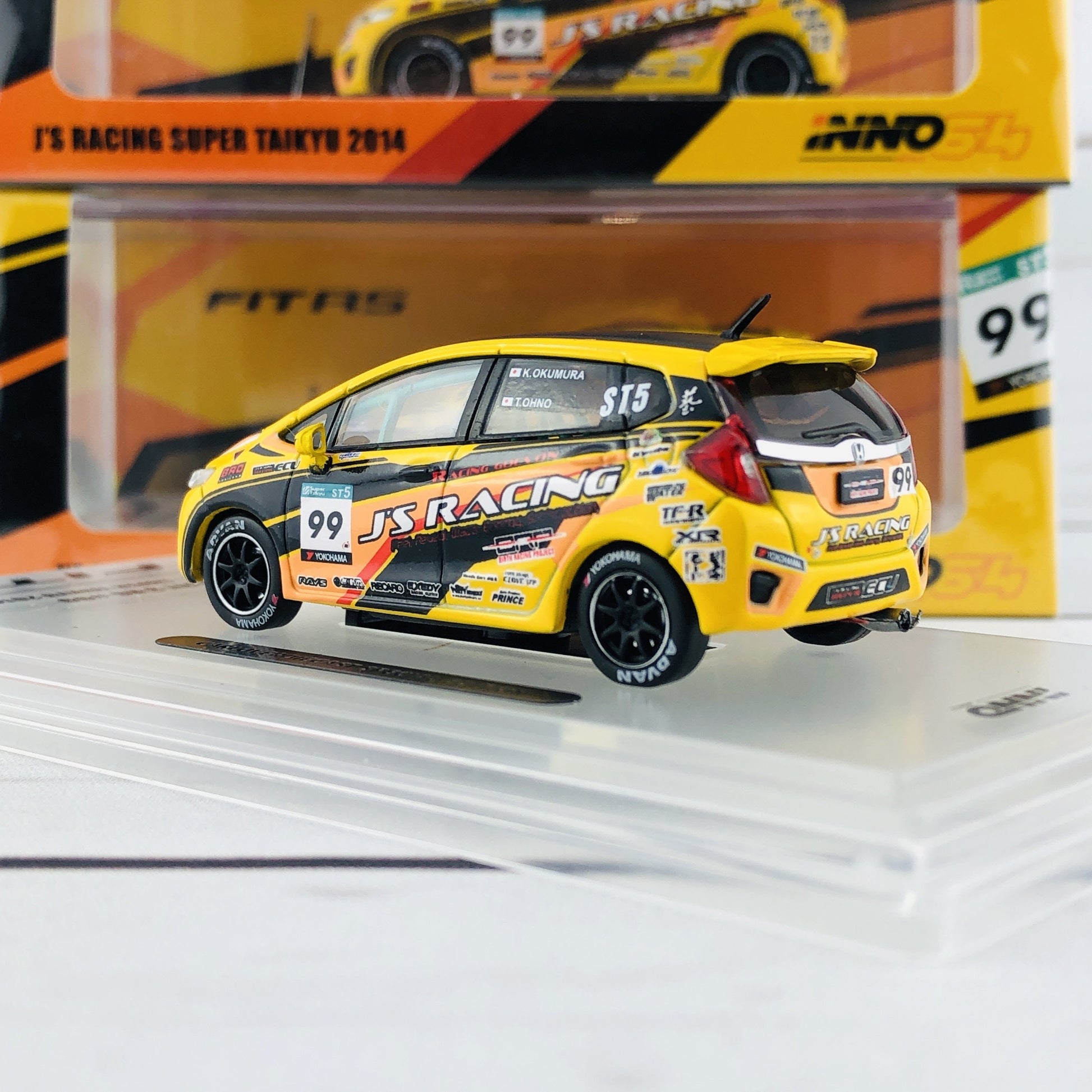 INNO64 HONDA FIT 3 RS #99 J'S Racing - Super Taikyu 2014 CARLOVERDIECAST Special Edition IN64-GK5-JS99