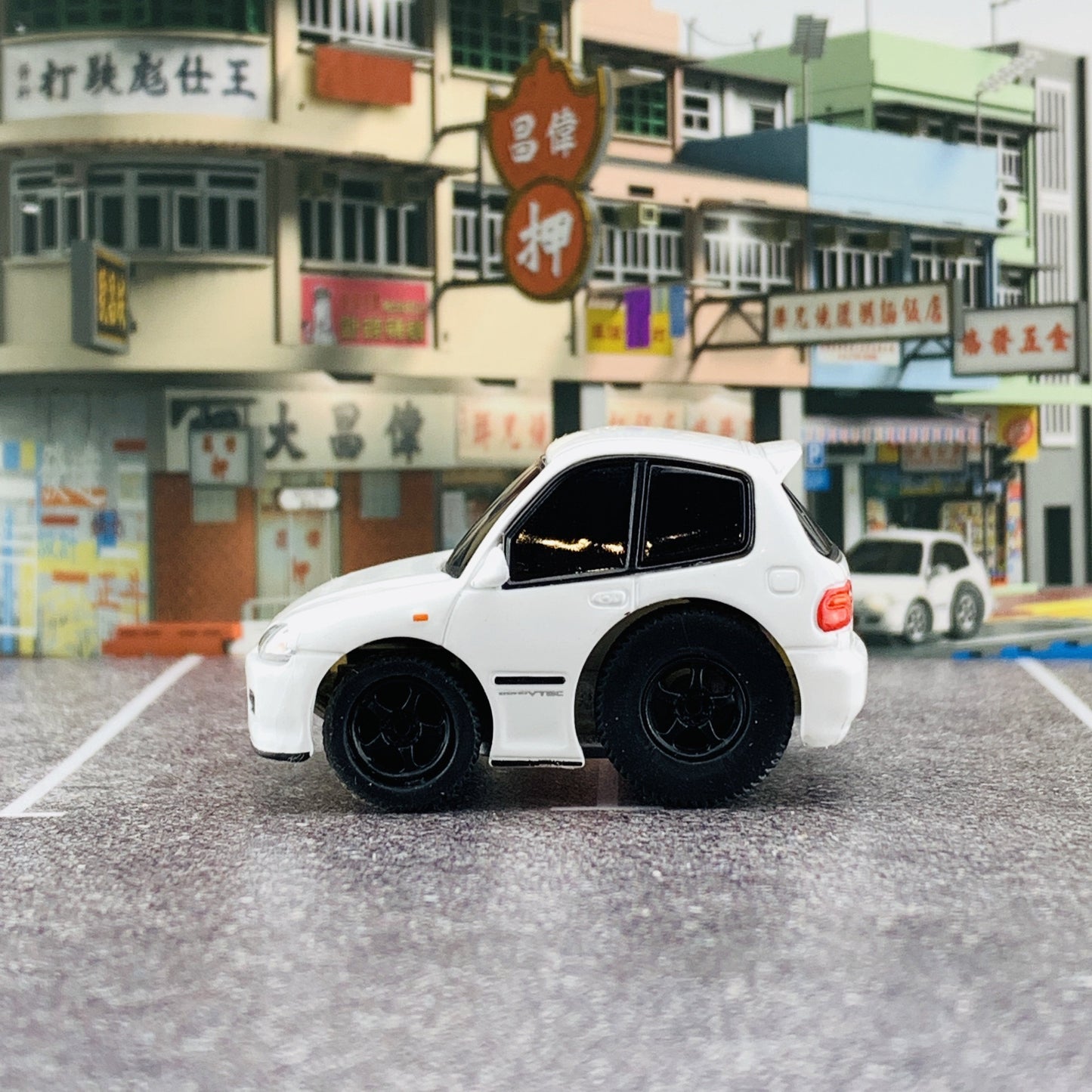 TINYQ Pro-Series 01 - Honda Civic EG6 (White) TinyQ-01c