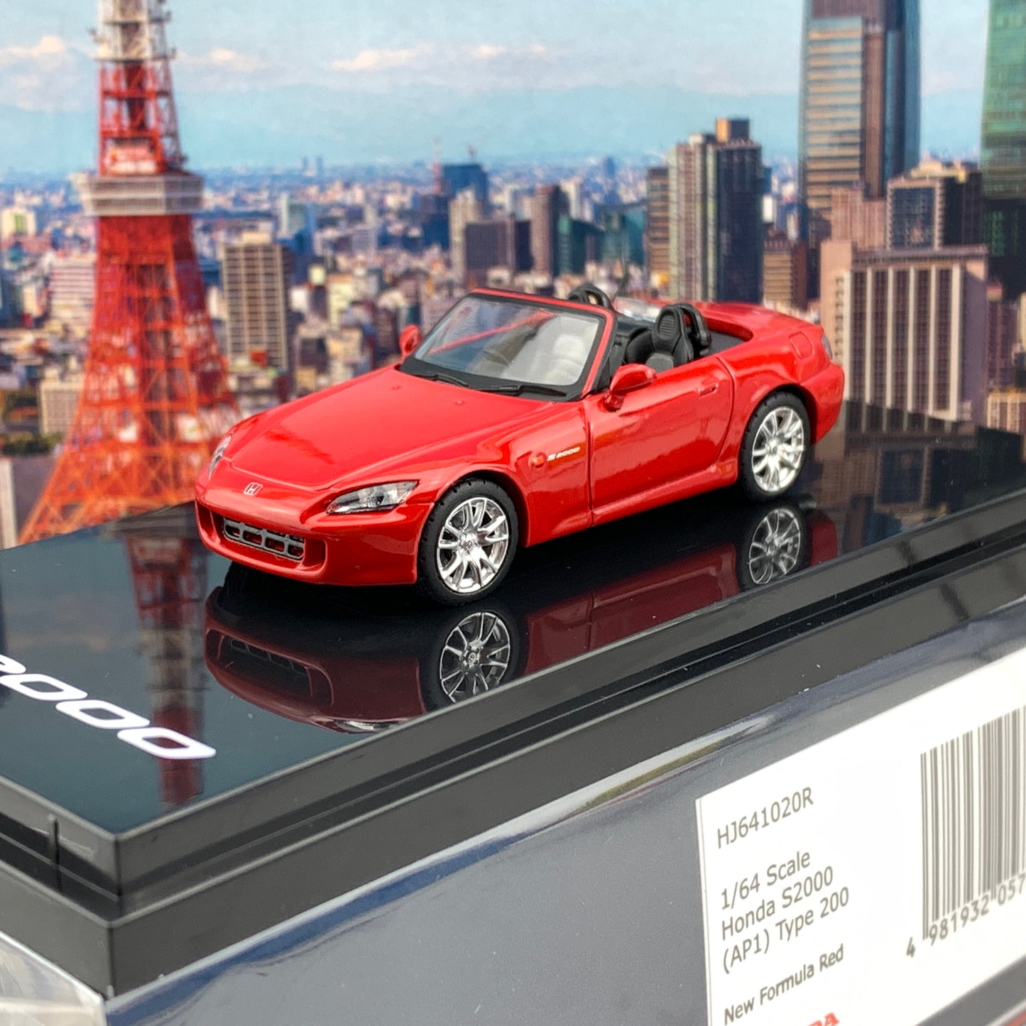 HOBBY JAPAN 1/64 Honda S2000 AP1 Type 200 New Formula Red HJ641020R
