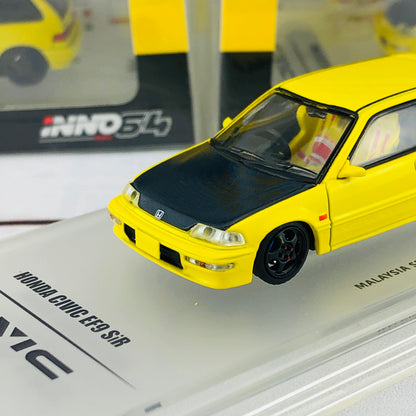 INNO64 HONDA CIVIC EF9 SiR Malaysia Special Edition IN64-EF9-YLMLS