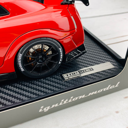 Ignition Model 1/18 TOP SECRET Nissan GTR R35 Red IG1536