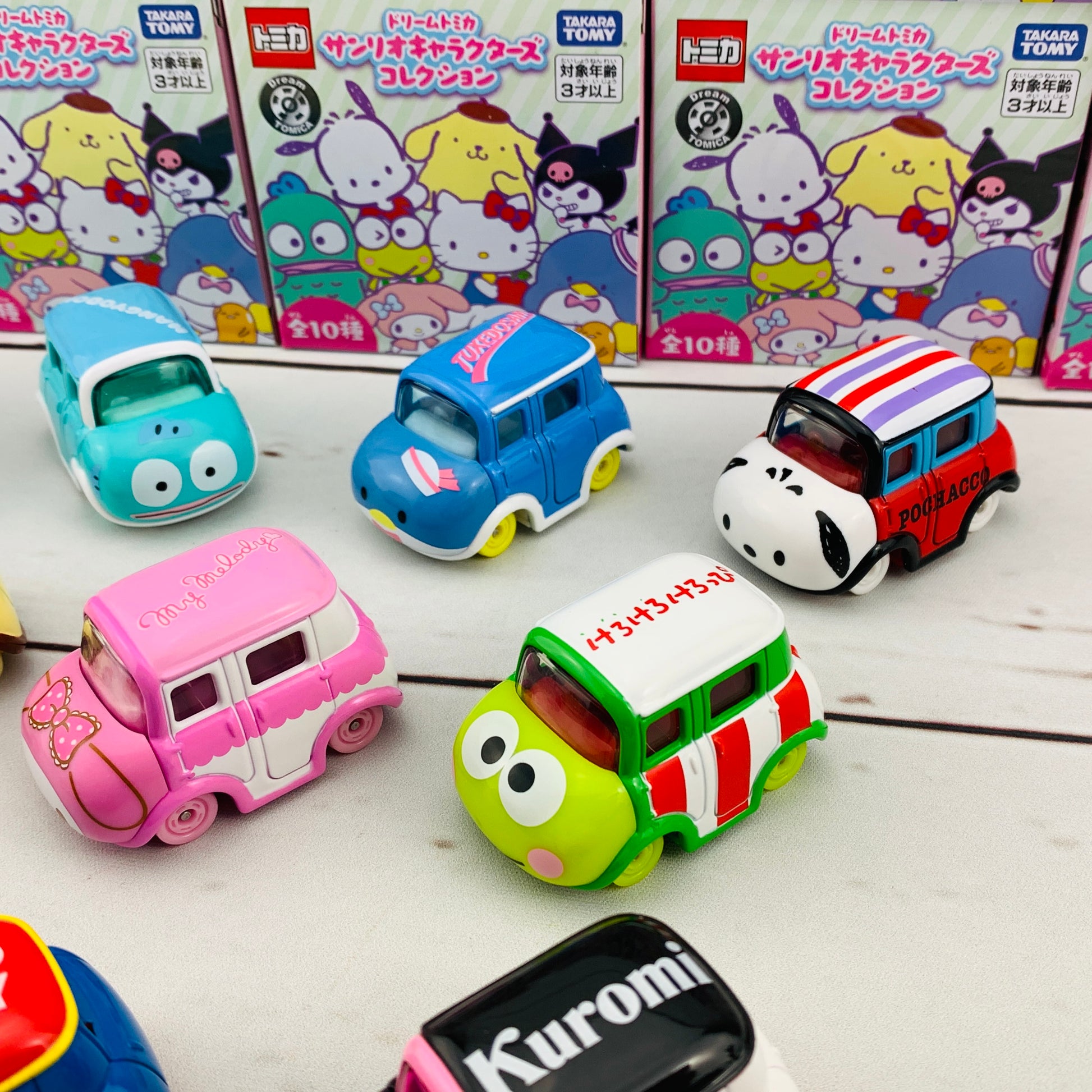 Dream TOMICA SANRIO Characters Collection Complete Set of 10 pcs