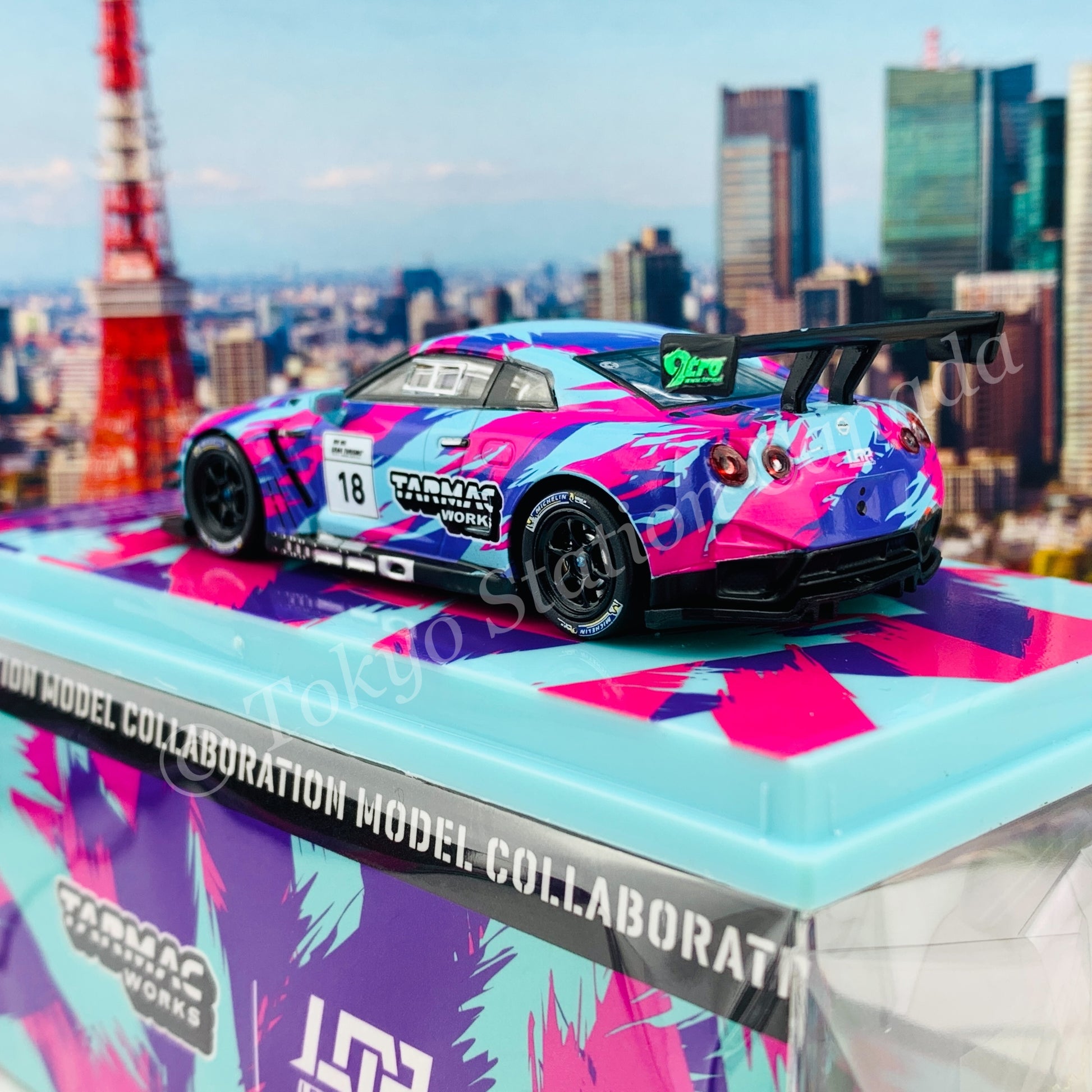 Tarmac Works 1/64 COLLAB64 Nissan GTR Nismo GT3 Winner of Legion of Racers X Tarmac Works Livery Contest 2020 T64-005-LOR