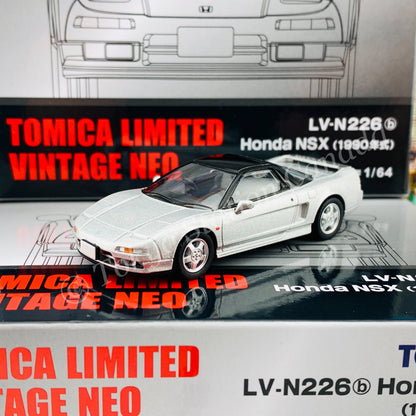 Tomytec Limited Vintage Neo 1/64 Honda NSX SILVER LV-N226b