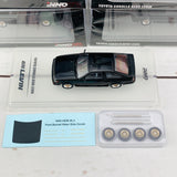INNO64 1/64 Toyota Corolla AE86 Levin Black with Extra wheels set and water slide decals IN64-AE86-BLA