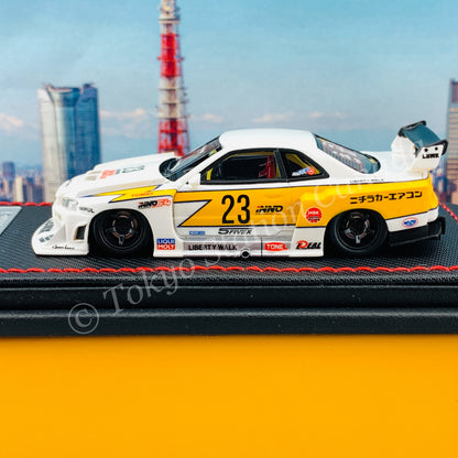 INNO64-R 1/64 RESIN NISSAN SKYLINE "LBWK" (ER34) SUPER SILHOUETTE  RETRO LIVERY IN64R-R34-LBSS