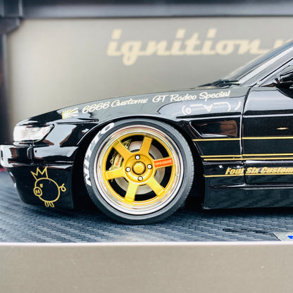 Ignition Model 1/18 Rocket Bunny Nissan S13 V1 Black IG1131