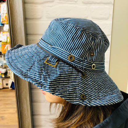 Safari 2-way Hat - Navy