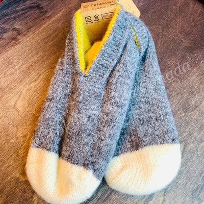 Tehtava Reversible Roomsocks - Grey (Made in Japan) 0022TET094