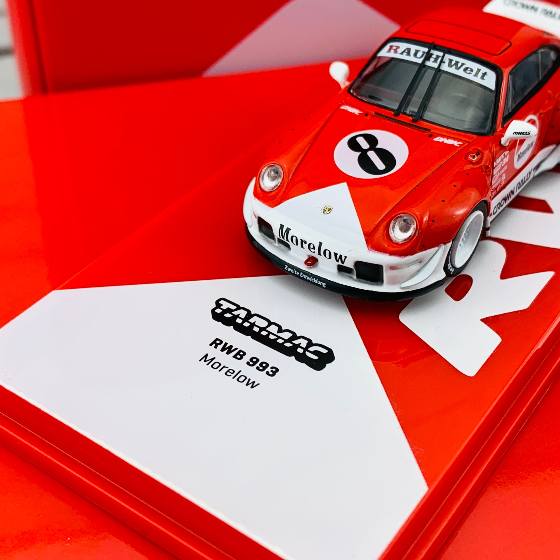 Tarmac Works 1/64 RWB 993 Morelow with Oil Can - MiniCar Fest Hong Kong Special Edition - HOBBY64 T64-017-ML