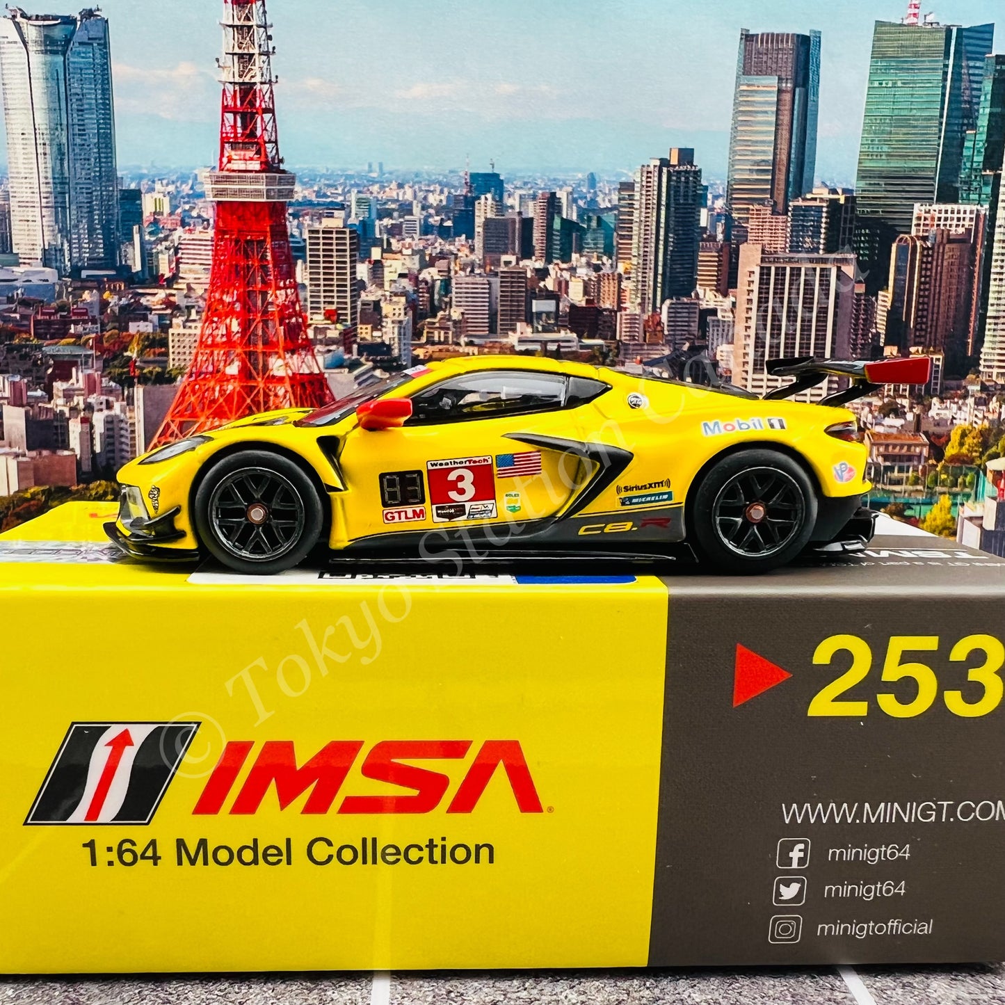 MINI GT 1/64 Chevrolet Corvette C8.R #3  2020 IMSA 24 Hrs of Daytona LHD MGT00253-L