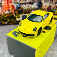 MINI GT 1/64 Porsche 911 (992) Carrera 4S  Racing Yellow LHD MGT00252-L