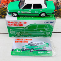 Tomytec Tomica Limited Vintage Neo 1/64 TOYOTA CROWN COMFORT HK TAXI NEW TERRITORIES GREEN Hong Kong Exclusive