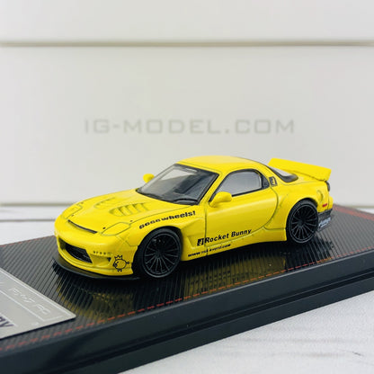 Ignition Model 1/64 Rocket Bunny RX7 (FD35) Yellow 1410