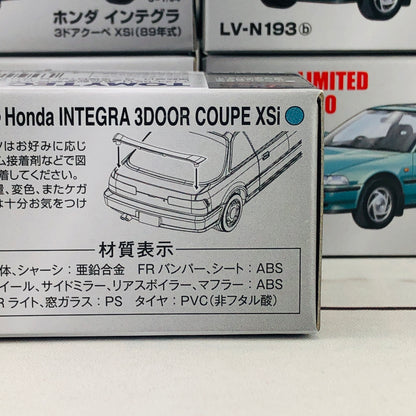 Tomytec Tomica Limited Vintage Neo 1/64 LV-N193b Honda Integra 3 Door Coupe XSi Blue (1989)