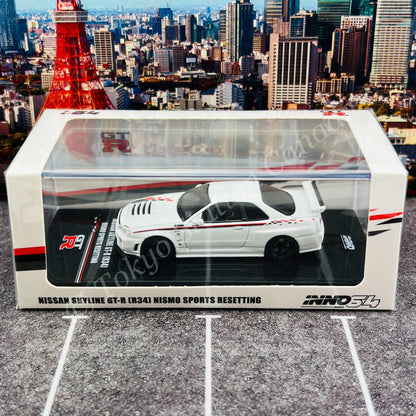 INNO64 1/64 NISSAN SKYLINE GT-R (R34) NISMO SPORTS RESETTING IN64-R34RT-NSR