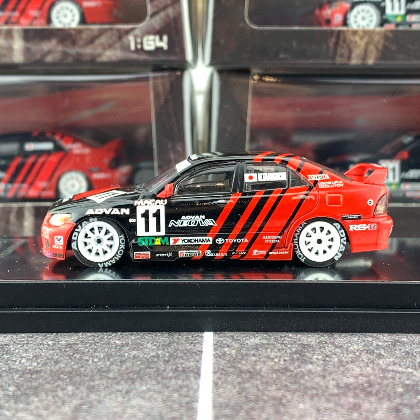 INNO x POPRACE Toyota Altezza Macau Guia Race 2001 #11 PR64-ALT-01M11