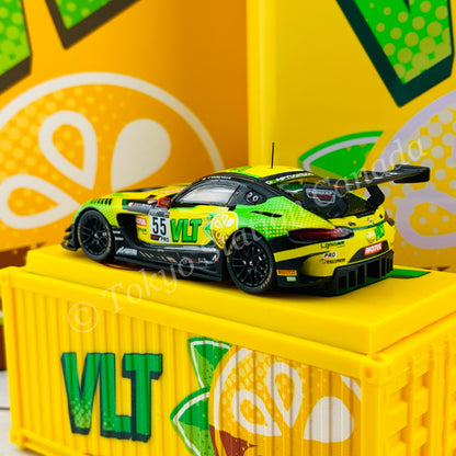 Tarmac Works 1/64 COLLAB64 Mercedes-AMG GT3 GT World Challenge Asia ESPORTS Championship 2020 Darryl O'Young with Metal Oil Can and Container T64-008-VLT
