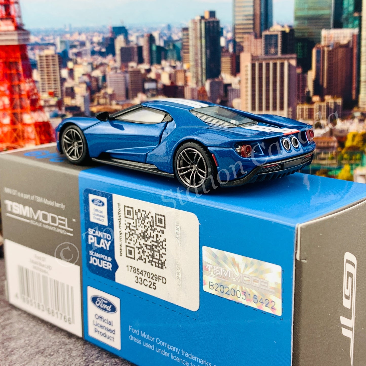MINI GT 1/64 Ford GT  Liquid Blue LHD MGT00249-L