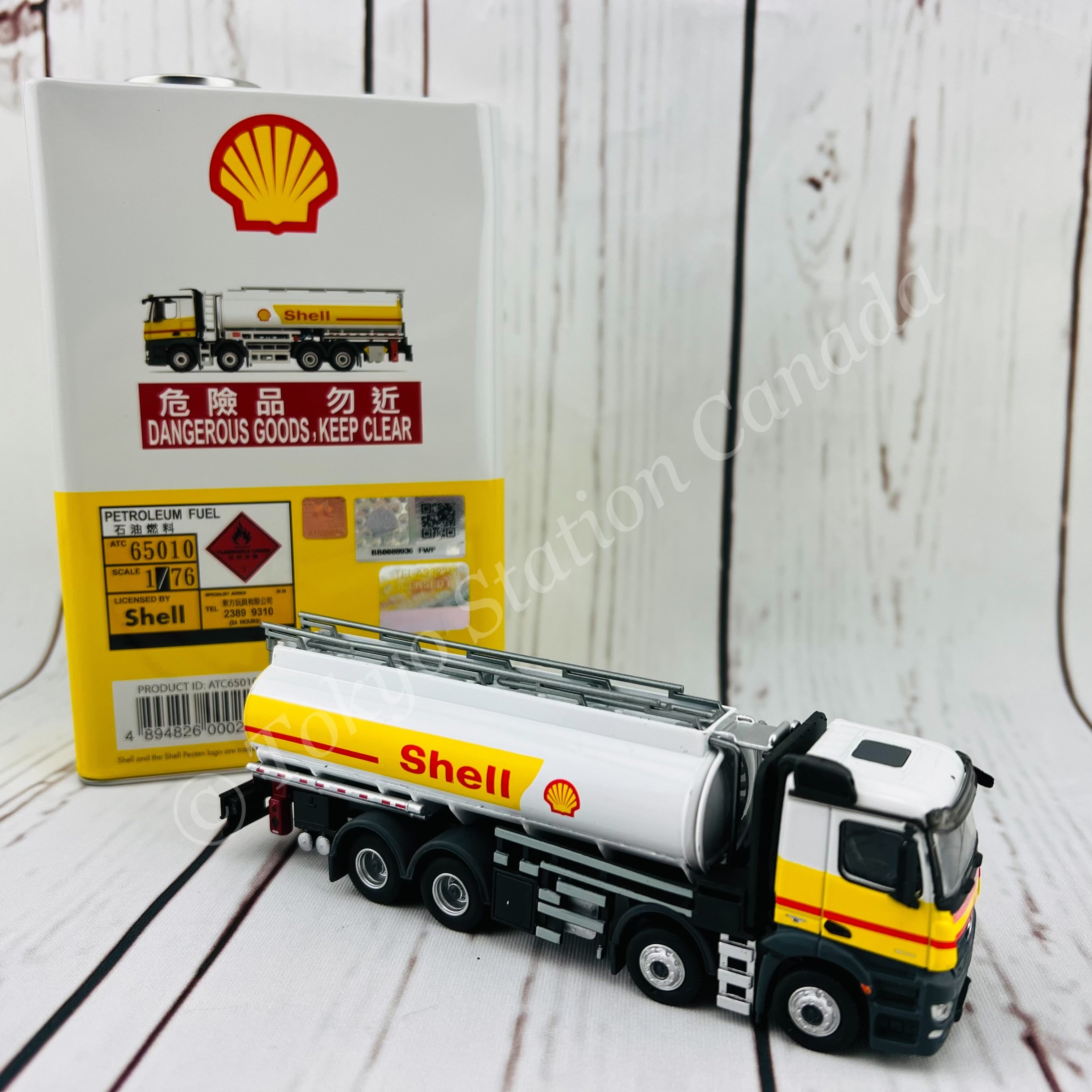 TINY 微影 1/76 Shell Oil Tanker Truck MERCEDES-BENZ Antos with