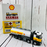 TINY 微影 1/76 Shell Oil Tanker Truck MERCEDES-BENZ Antos with Shell Motor Oil Can ATC65010