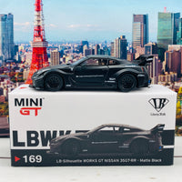 MINI GT 1/64 LB-Silhouette WORKS GT NISSAN 35GT-RR Ver.1 Matte Black RHD MGT00169-R