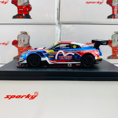 Sparky 1/64 NISSAN GTR NISMO GT3 - KCMG - 10th FIA GT World Cup Macau 2018 Alexandre IMPERATORI Y129