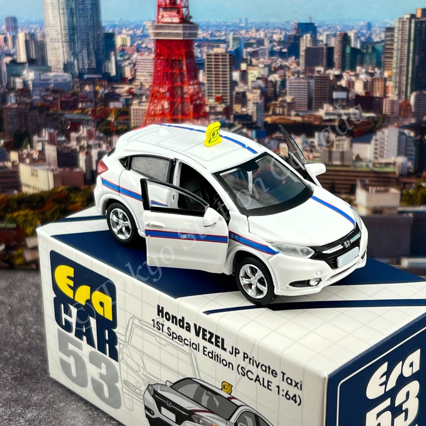 ERA CAR 1/64 53 Honda Vezel JP Private Taxi 1st SP Edition 4897099931553