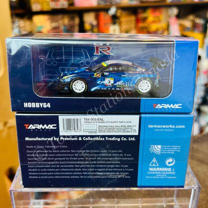 Tarmac Works 1/64 Nissan GTR NISMO GT3 Super Taikyu 2016 Taniguchi/Mineo/Yamauchi/Yanagida T64-005-ENL