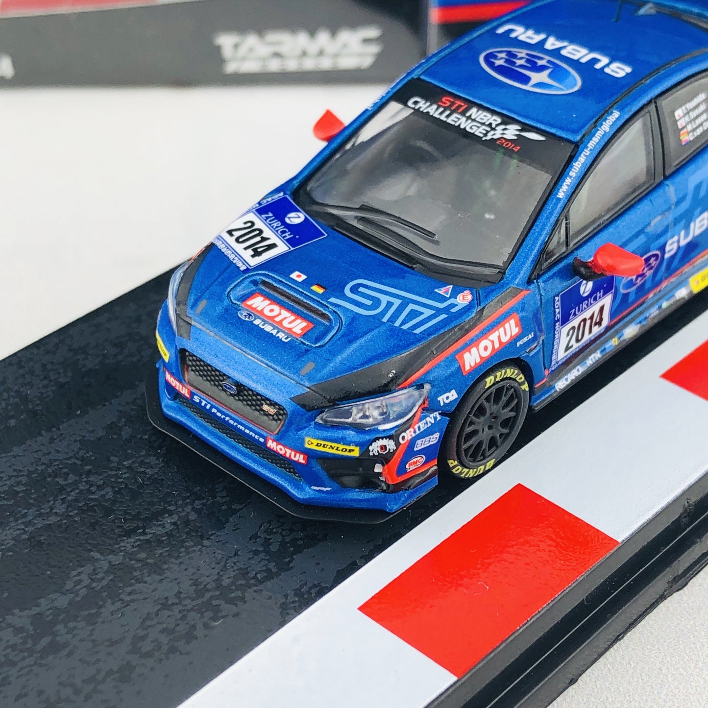 Tarmac Works 1/64 Subaru WRX STI NBR 24H Challenge 2014 T64-016-14N24