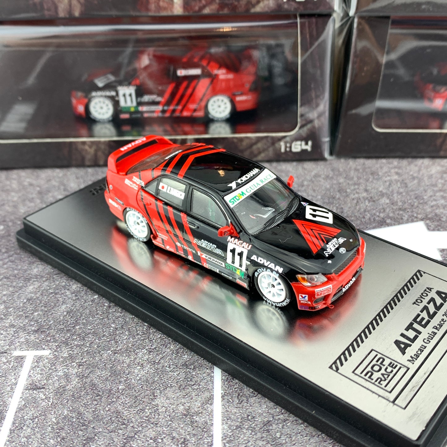 INNO x POPRACE Toyota Altezza Macau Guia Race 2001 #11 PR64-ALT-01M11