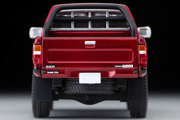 TOMYTEC Tomica Limited Vintage NEO 1/64 Toyota Hilux 4WD Pickup Double Cab SSR (Red) 1991 LV-N256a
