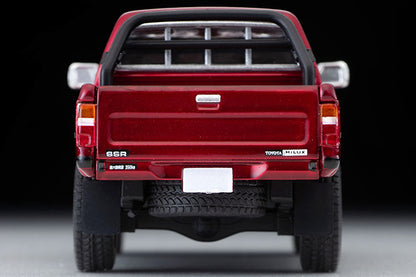 TOMYTEC Tomica Limited Vintage NEO 1/64 Toyota Hilux 4WD Pickup Double Cab SSR (Red) 1991 LV-N256a